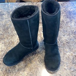 Black tall UGG boots!
